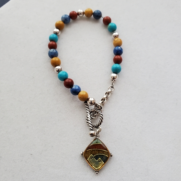 Carolyn Pollack Southwest Gemstone Bracelet - Picture 4 of 16